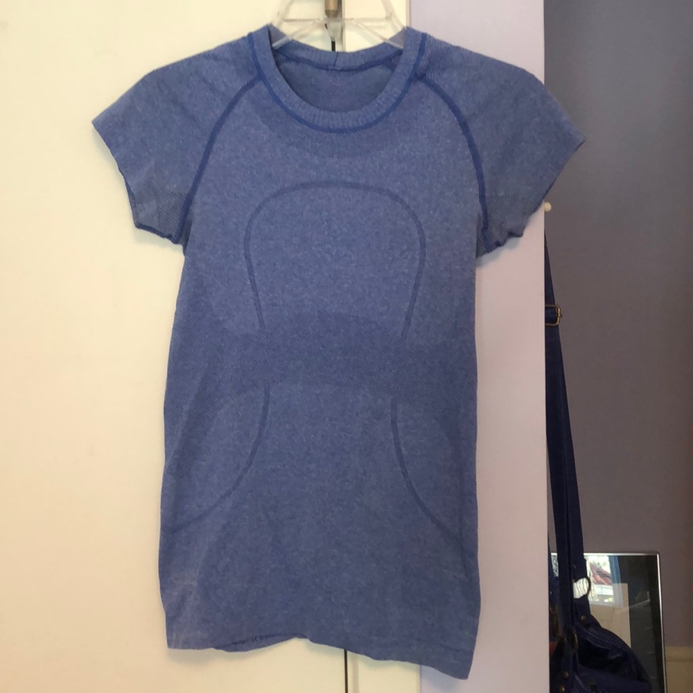 Lululemon Blue Short Sleeve Top